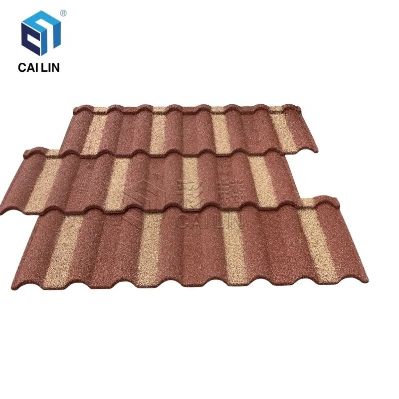 Construction Materials Hot sale Step Tiles Roofing Sheets Metal Products Stone Coated Roof Shingle
