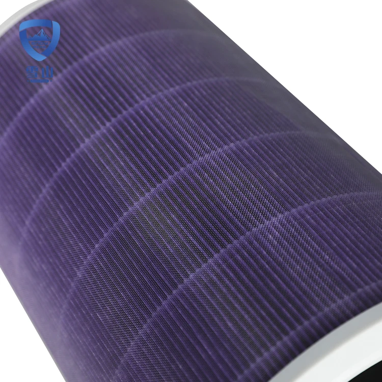 OEM customized air purifier hepa filter activated carbon cylindrical hepa filter