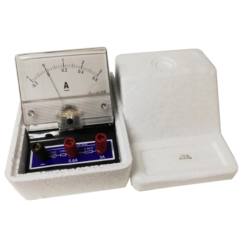 Gelsonlab HSPE-058A   DC 0-0.6A-3A Analog Ac Ammeter Ampere meter for  teaching use