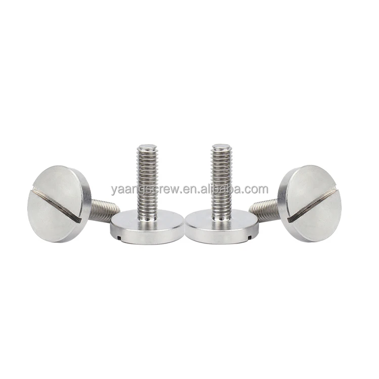 Custom M1~M10 Micro Slotted Screw Stainless Steel 304 316 Slotted Pan Head Screws  DIN 921