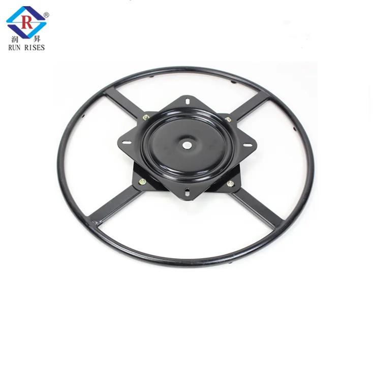 A22 360 degree rotation Hot sale ball bearing swivel plate for recliner chair heavy duty swivel plate