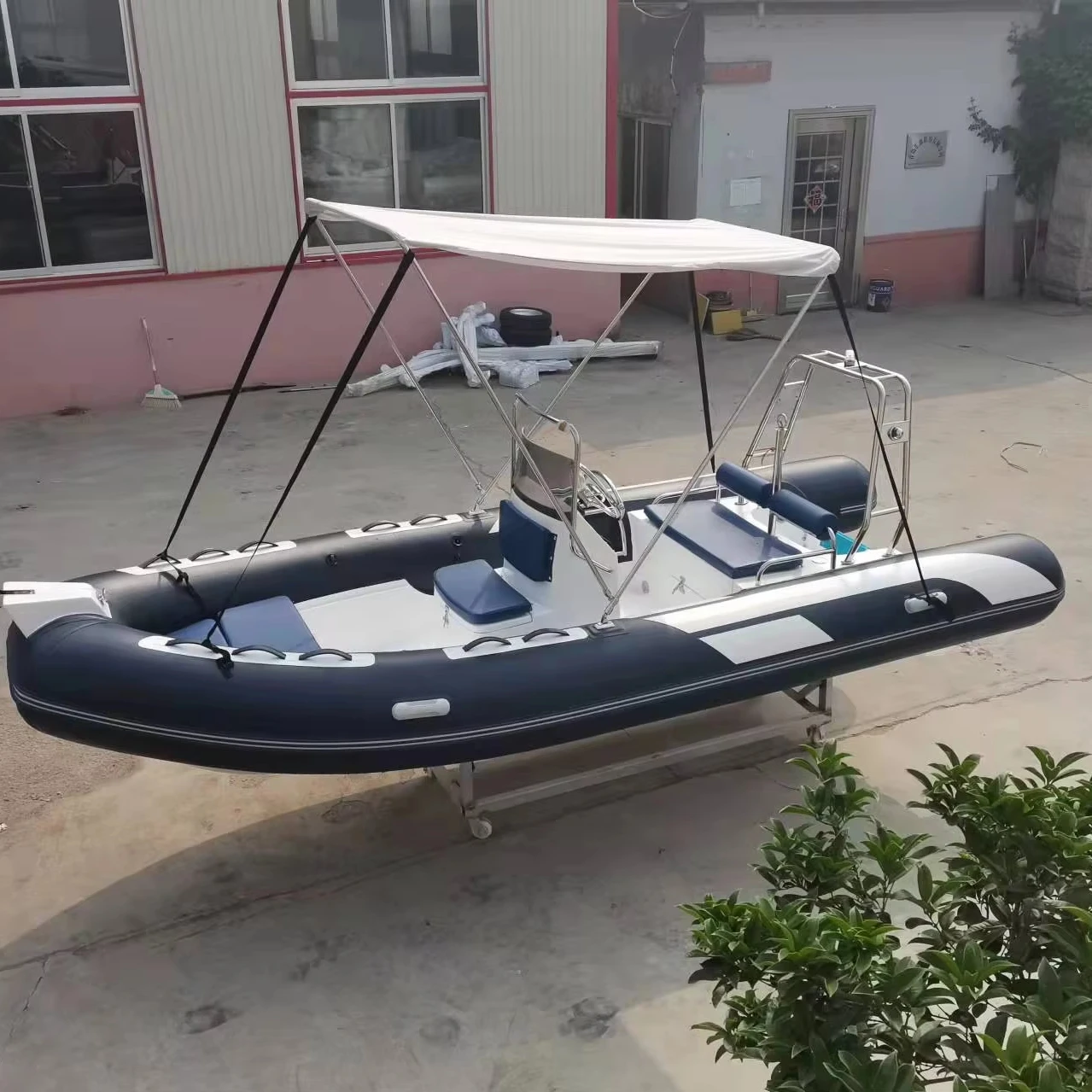 4.7m Rib Boats Fiberglass Pvc Inflatable Boat Manufacturer Rib Boats