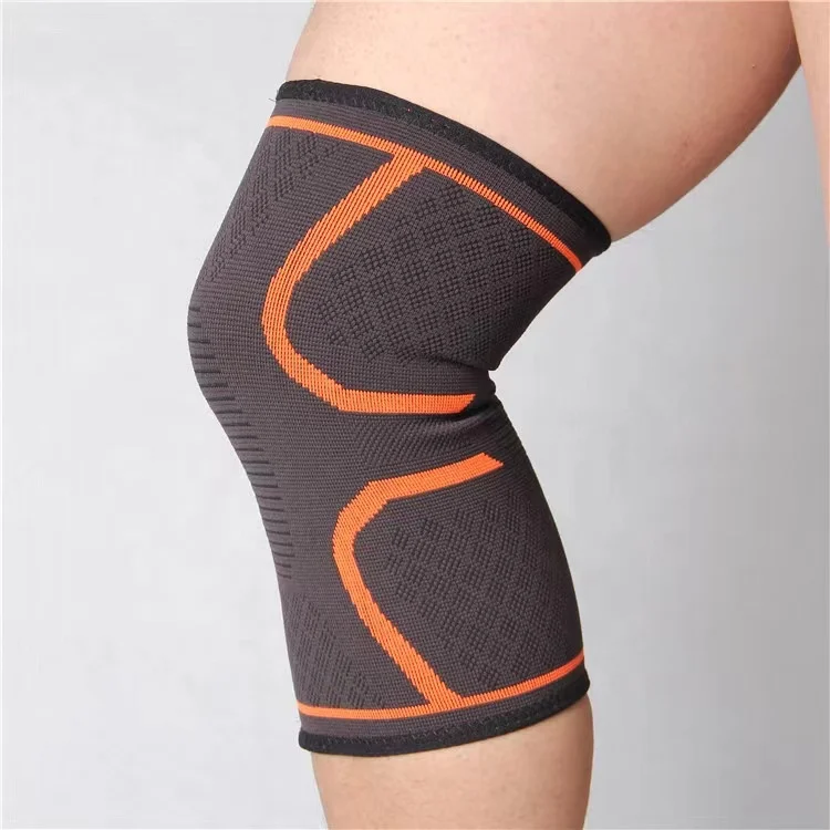 Hot Sale High Knee Pads Anti-slip Athletic Knee Brace Elastic Compression Knee Sleeve
