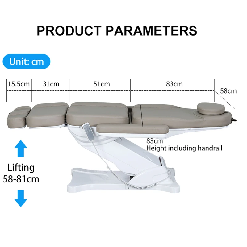 wholesale Spa Furniture Chair Bed beauty salon chairs Medical  Electric Treatment Table spa lash  medical chair electric