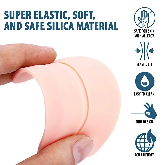Custom Packaging Anti-Slip Shoulder Pads Strap Holder Cushions Silicone Bra Strap Cushion