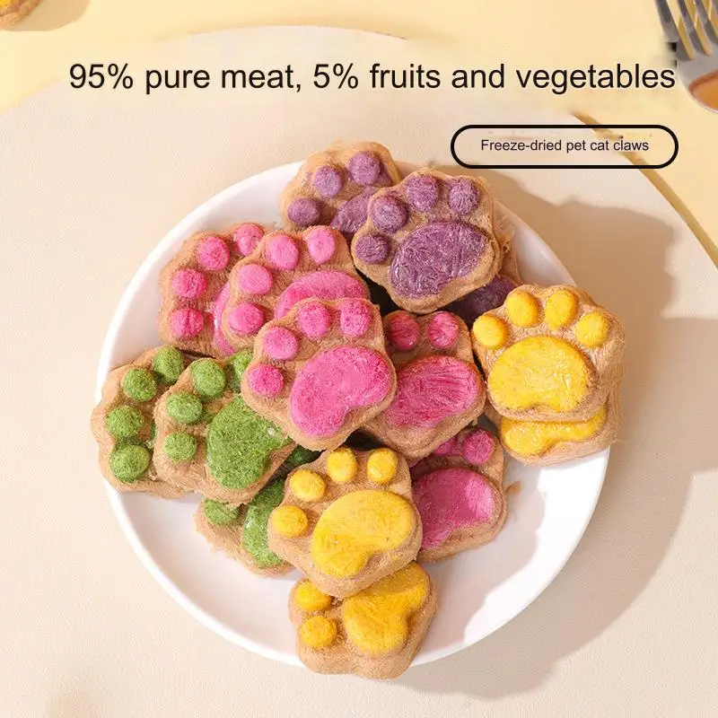 New Pet Favorite Cat Claw Freeze Dried Snacks Cat Snacks Different Flavors of Cat Food Snack