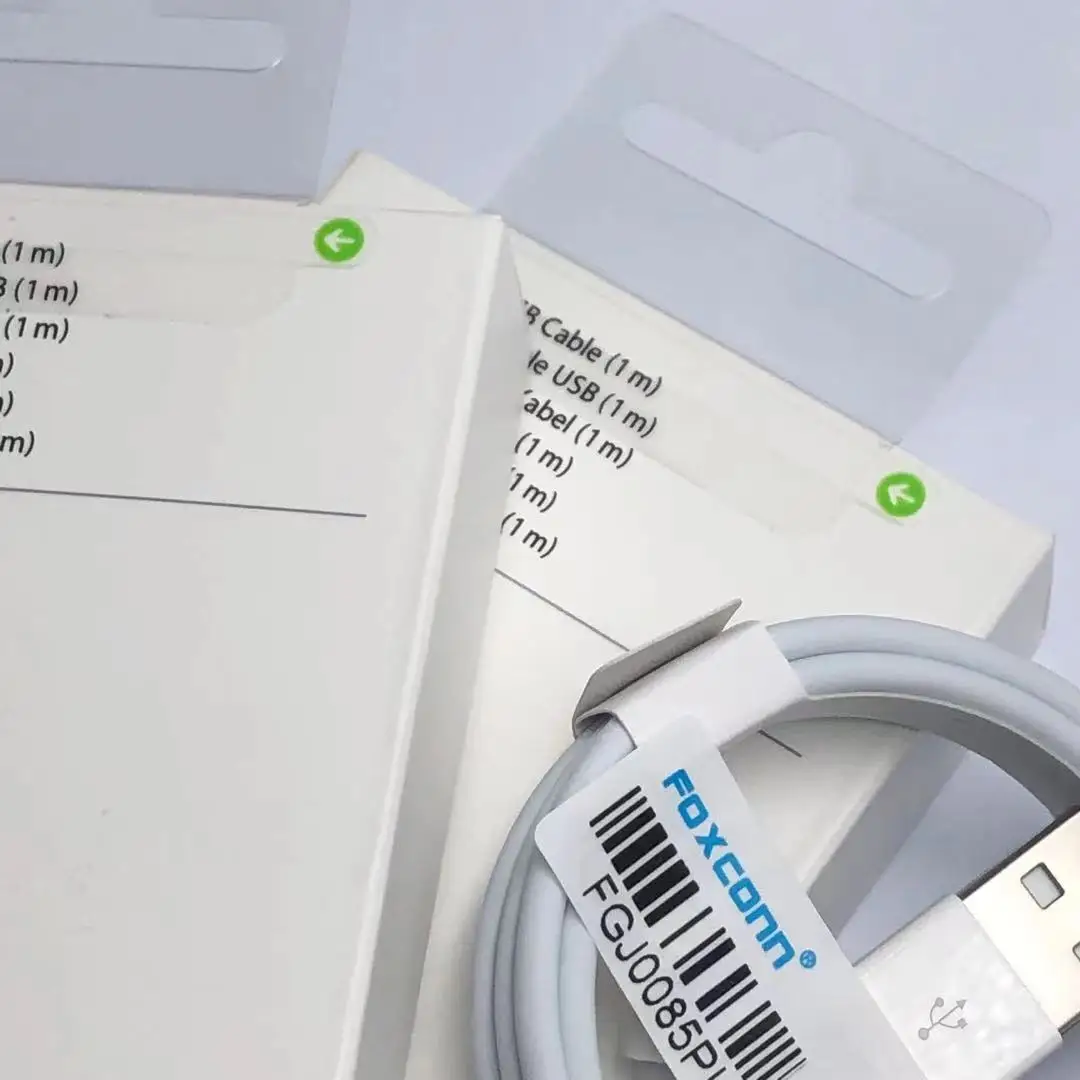 E75 8ic Foxconn USB charging cable Fast charging 1m data transmission Foxconn cable for iPhone 8-pin charging cable