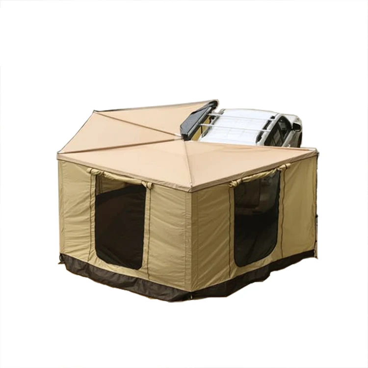 CMARMOL 4WD Off-road Camper Car Awning Fox Wing Batwing Waterproof Car Side Awning Tent for Camping