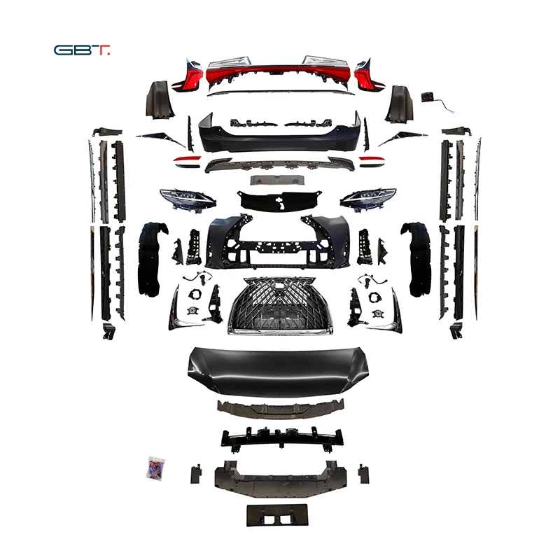 High Quality GBT Alphard Accessories LM Style External Upgrade Bumper Grille Fenders Car Light For Toyota Alphard