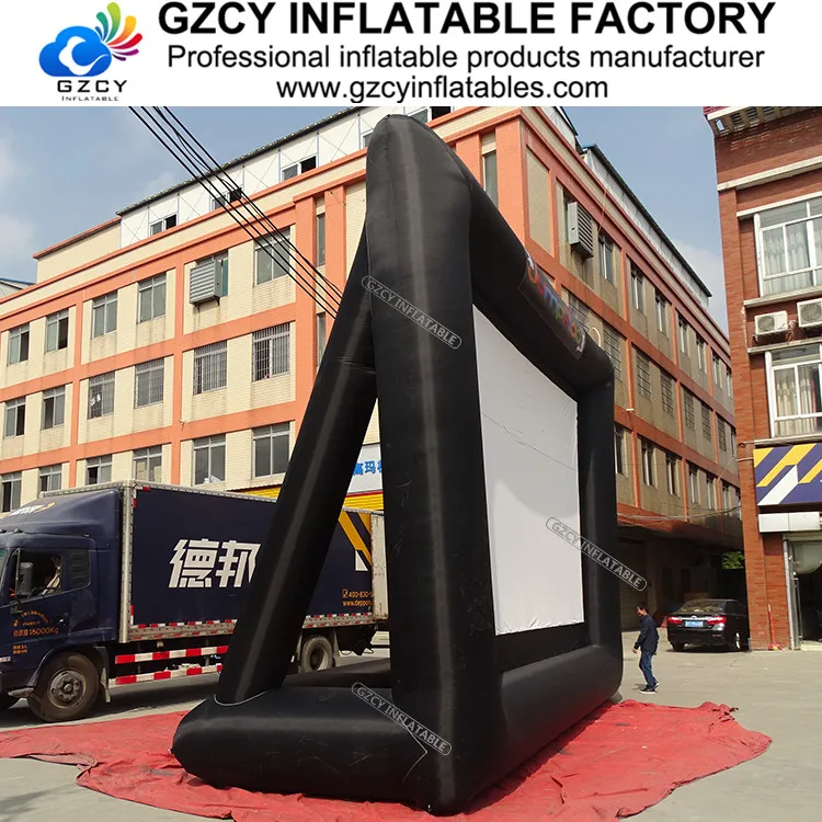 GZCY надувной завод оптовая продажа экран из ткани Оксфорд для кинопроектора