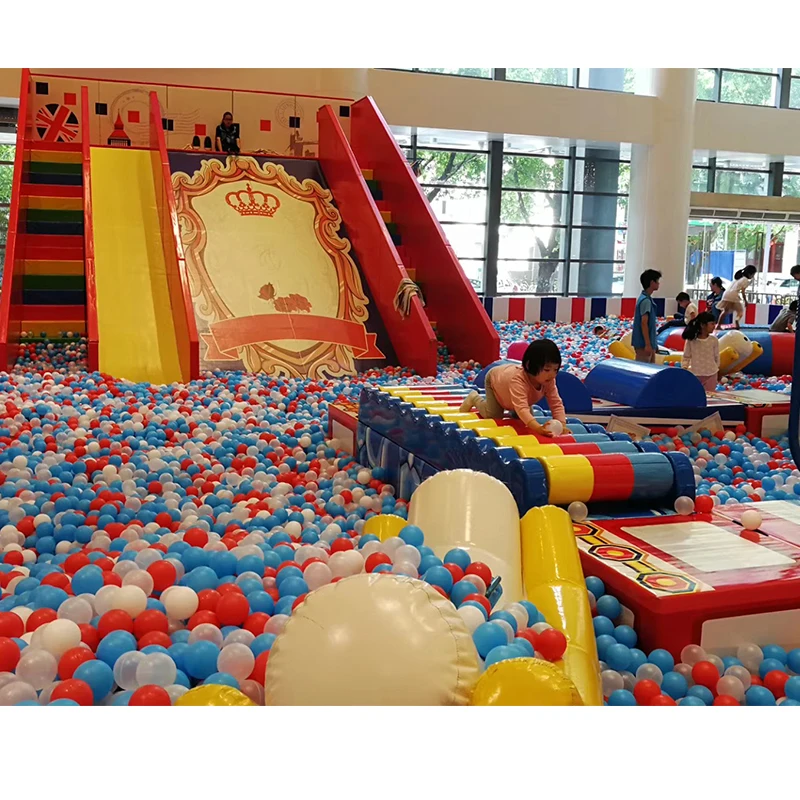Personalized cartoon bear kids amusement kids interactive game equipment indoor playground 3-12 years old kids soft game