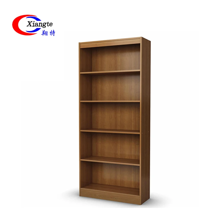 
Modern Simple Design Office Discount 3-5 Level Decorative Storage Rustic Wooden Bookcase 