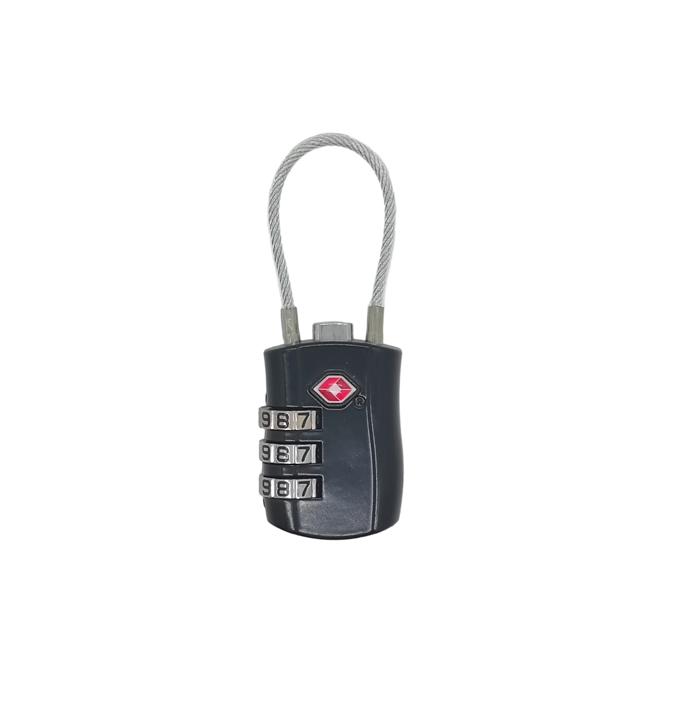 TSA Locks for Luggage Durable Cable Combination Locks, TSA Approved - Secure Travel Locks for Suitcases, Backpacks & Cases