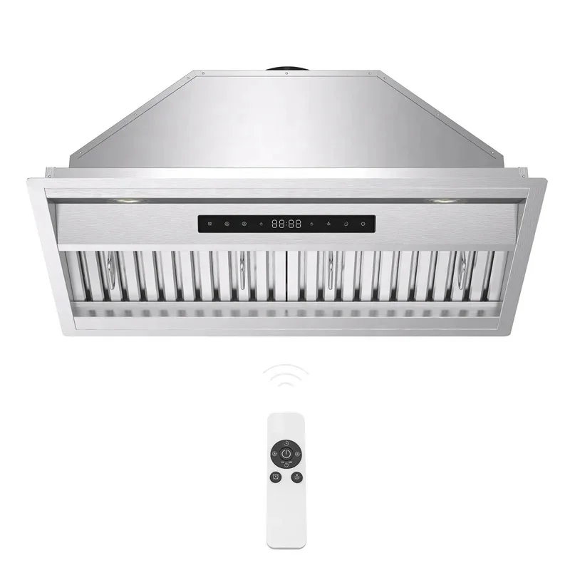 Изысканный Дизайн вытяжки с исключительной вентиляцией и шумоподавлением инновационный встроенный бесшовный кухонный опыт