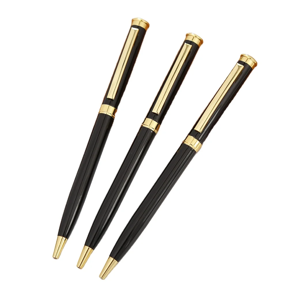 Promotional Luxury Metal Pen Ballpoint Customized Logo Advertising Gift Personalized Bright chrome surface metal ball pen