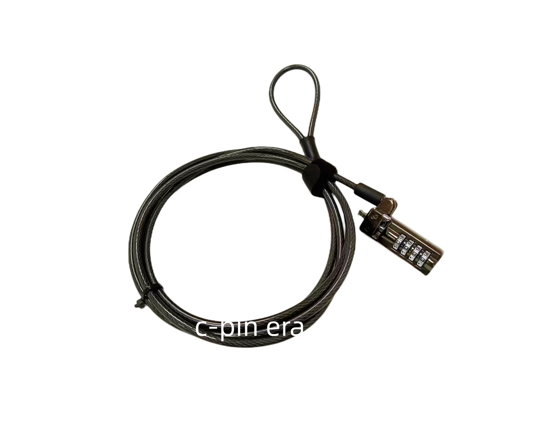C-pin laptop key lock security cable Plastic coated wire rope Suitable for Dell laptop