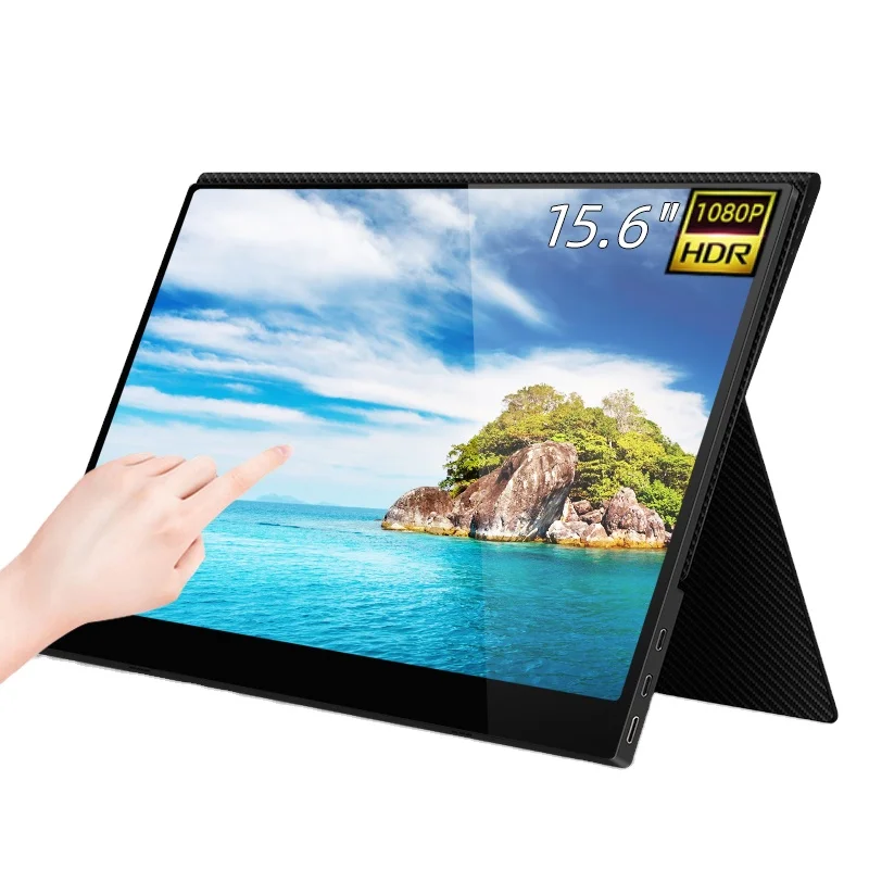 15.6 inch 1080P cheap touch screen monitor with USB C interface
