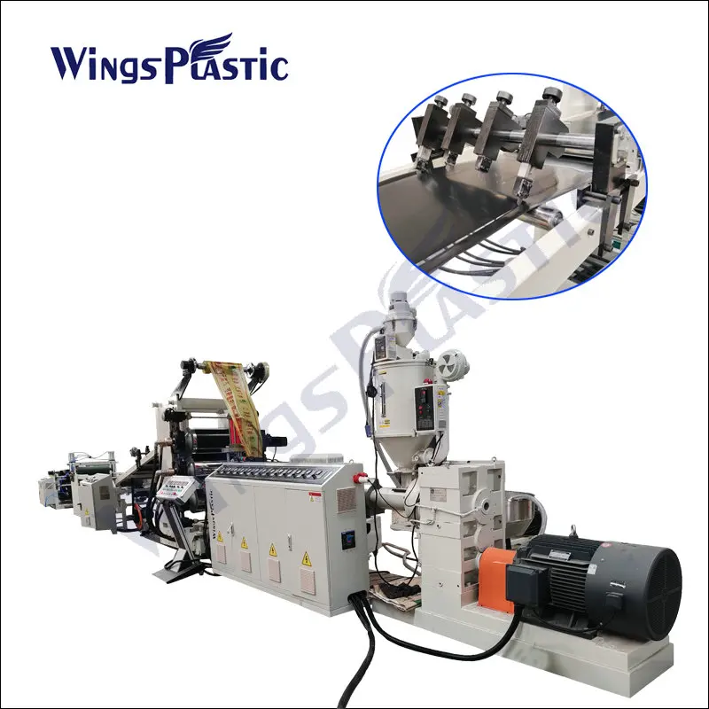 PC PP PE PET Plastic Sheet Extrusion Making Machine Production Line / Plastic Sheet Extruder Machine For PP PE PS