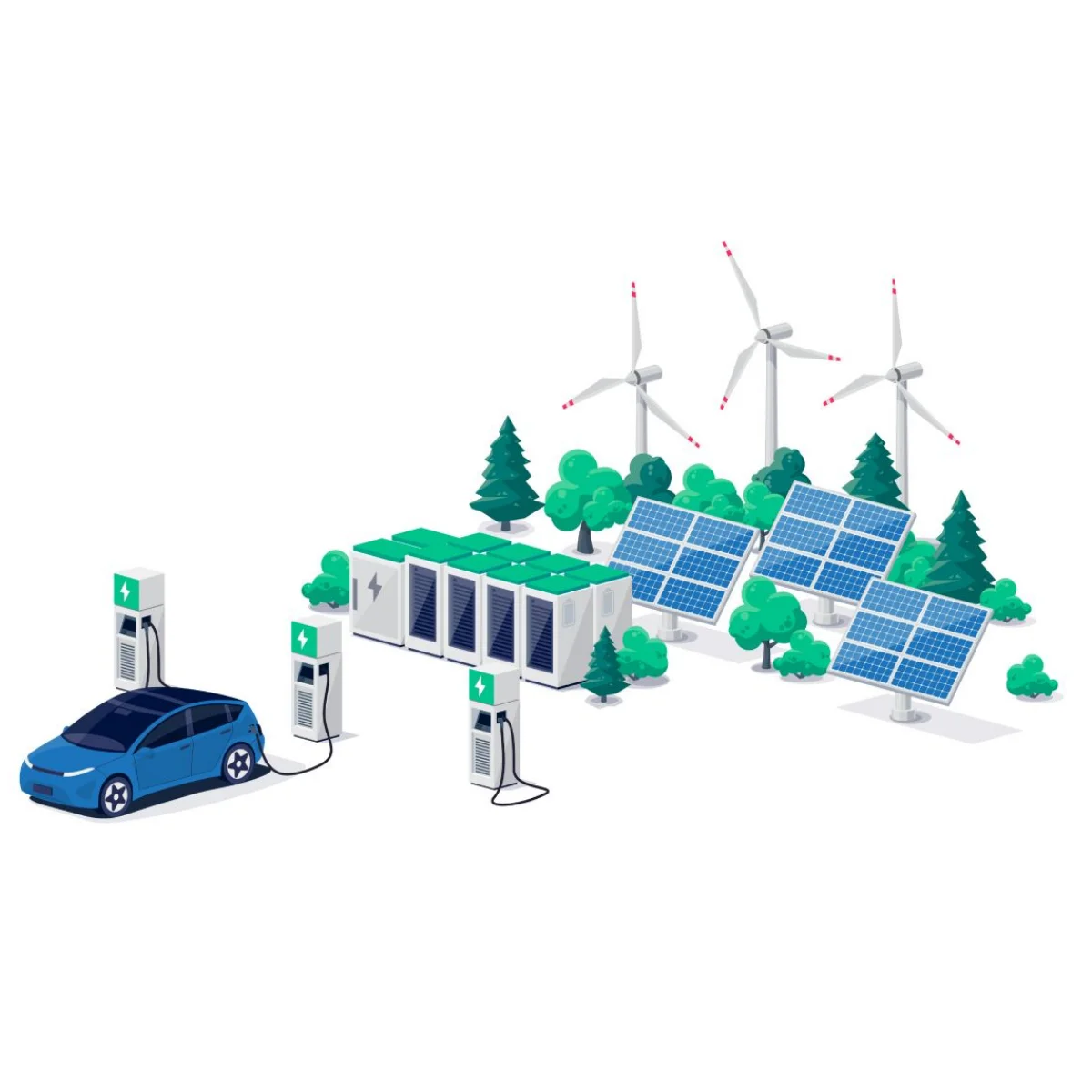Diy Solar EV Charging Solution Contractor Tax Credit Residential Commercial Solar Powered EV Charging Stations Manufacturer