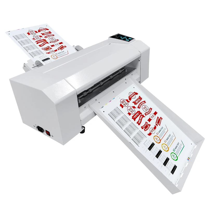 A3+ Sheet A3 Auto Feed QR Code Scan Multi Print Stepper Motor Camera Scan Auto Sheet Cutter Sticker Cutter Label Cutting Machine