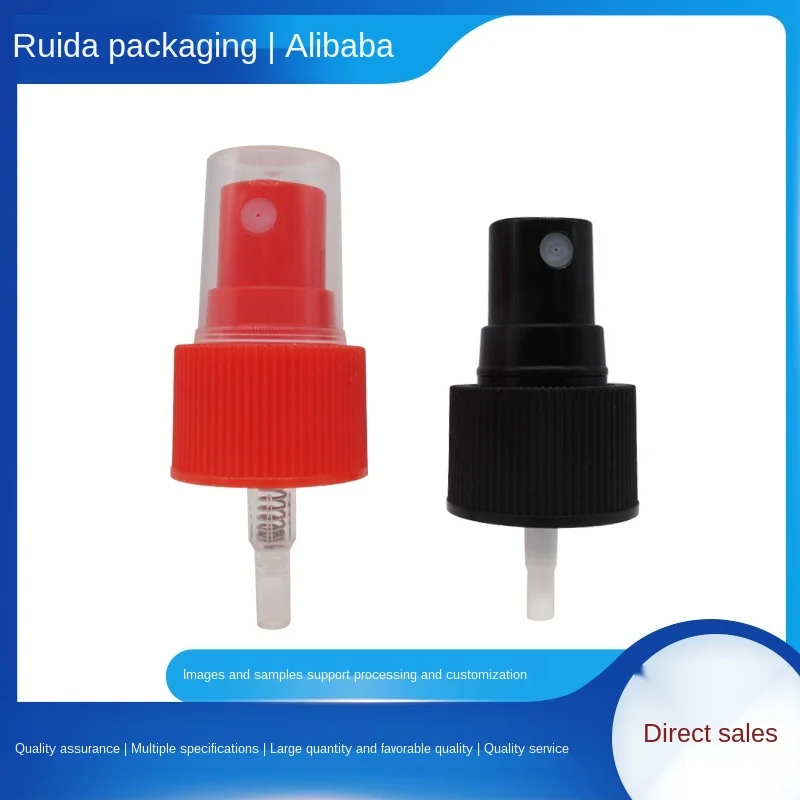 Factory Direct Sales18/ 24/28/410 PPPlastic Spray perfume sprinkler Alcohol nozzle plastic sprayer