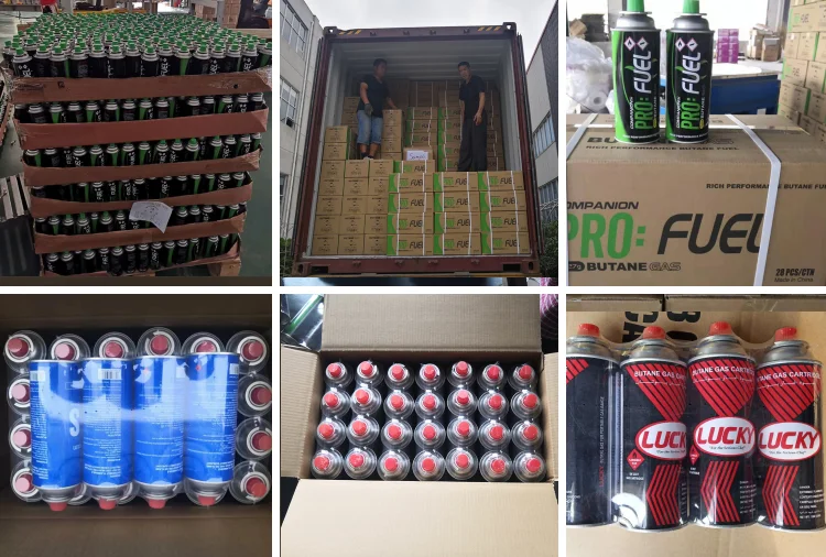 Effective 190-250g Butane Gas Refill Portable Butane Fuel Canister For Camping And Butane Gas Cartridge