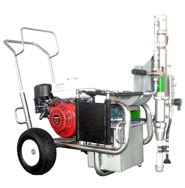 HVBAN hydraulic airless paint sprayer HB 960 970 gasoline airless machine petrol piston pump mortar spraying