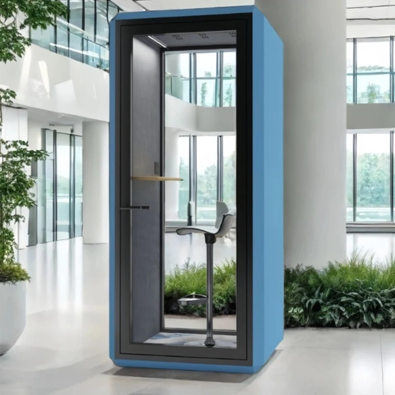 Modern Indoor Portable Studio Office Pod Work Sound Proof Mobile Soundproof Office Meeting Pods