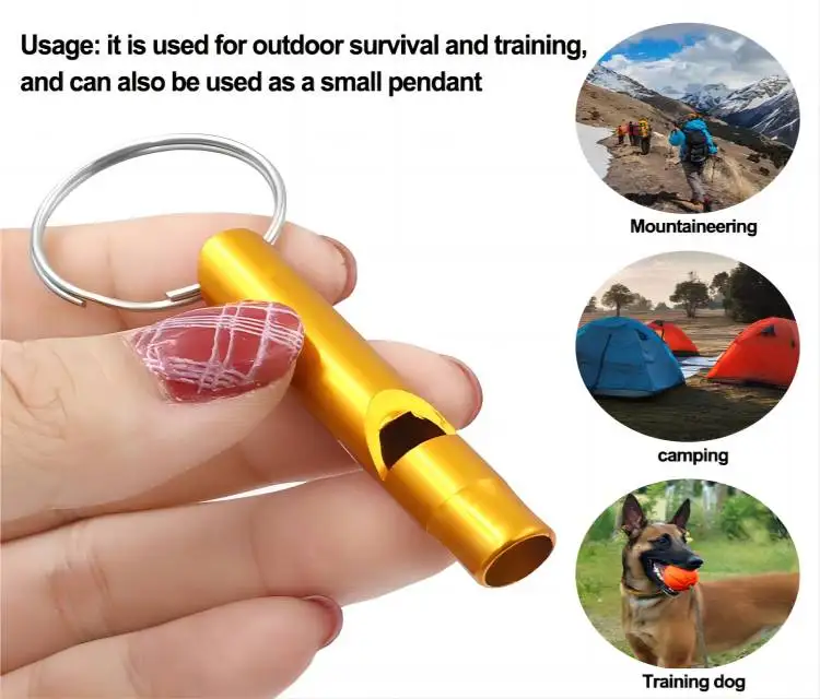 New Training Tool High Pitched Multifunctional Lifesaving Edc Equipment Outdoor Emergency Survival Whistle