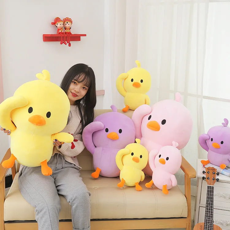 custom popular cheap promotional small cute duck stuffed gift super soft animal smart plush toy