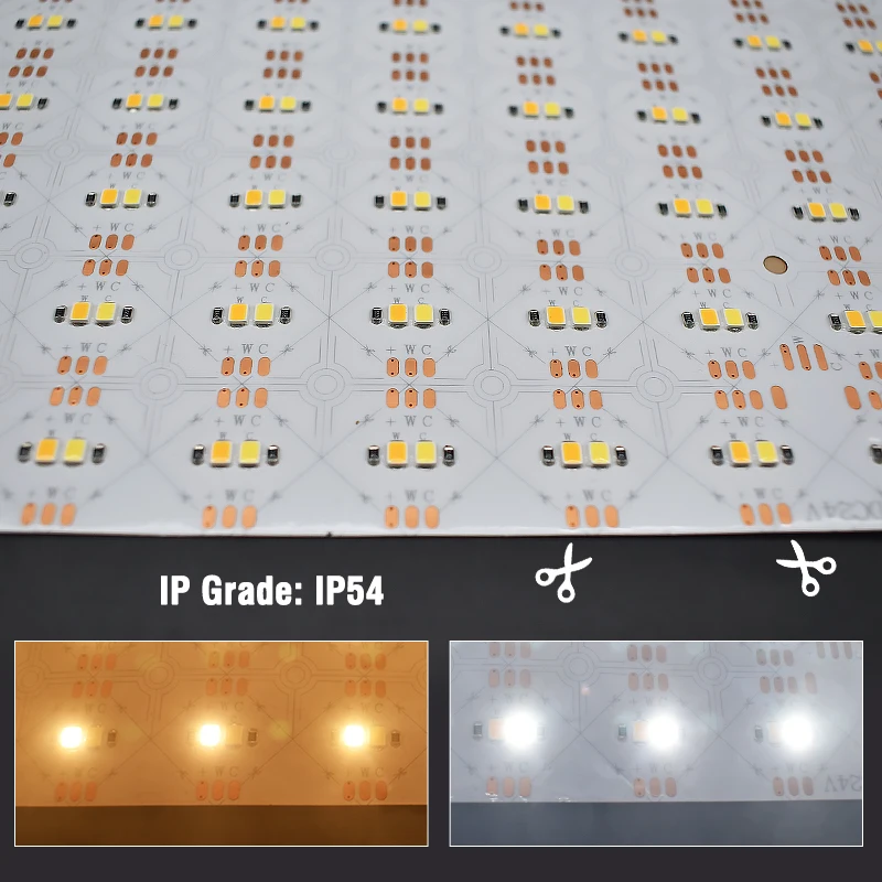 Гибкий светодиодный лист 24 В одинарный светодиод 242 светодиоды DC24V SMD2835 мягкая подсветка гибкая доска