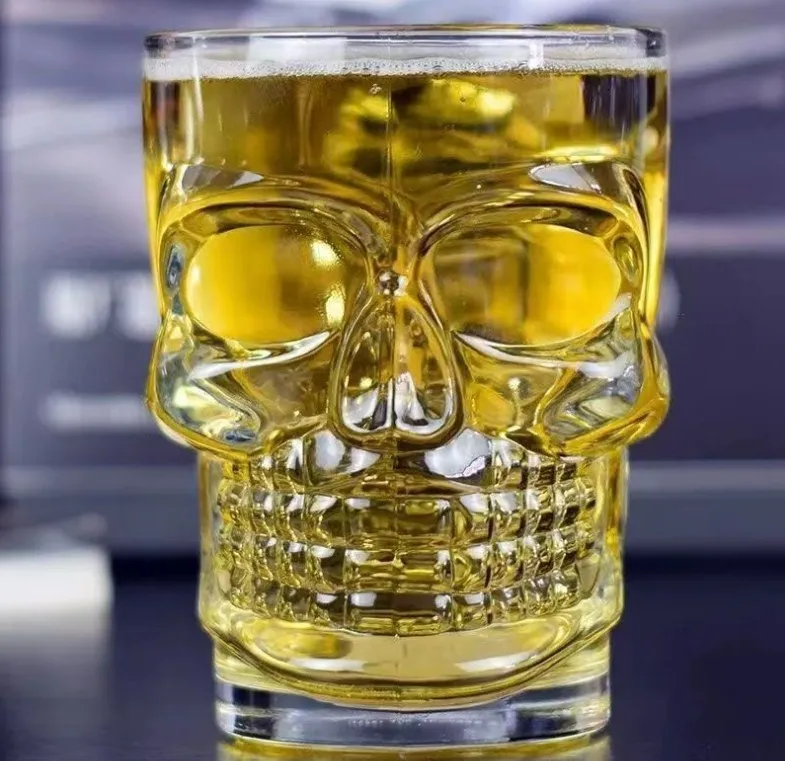 500ml  skull mug grimacing handle mug large draft  beer cup with handles large unleaded water mug
