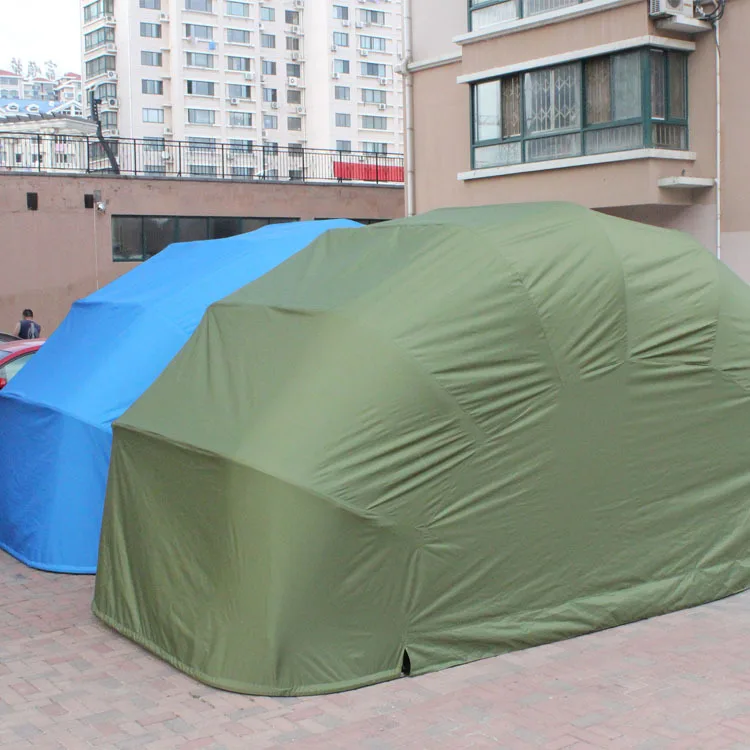 New Portable Manual Waterproof Car House Shed Foldable Shelter Carport Parking Canopy Galvanized Steel Retractable Garage
