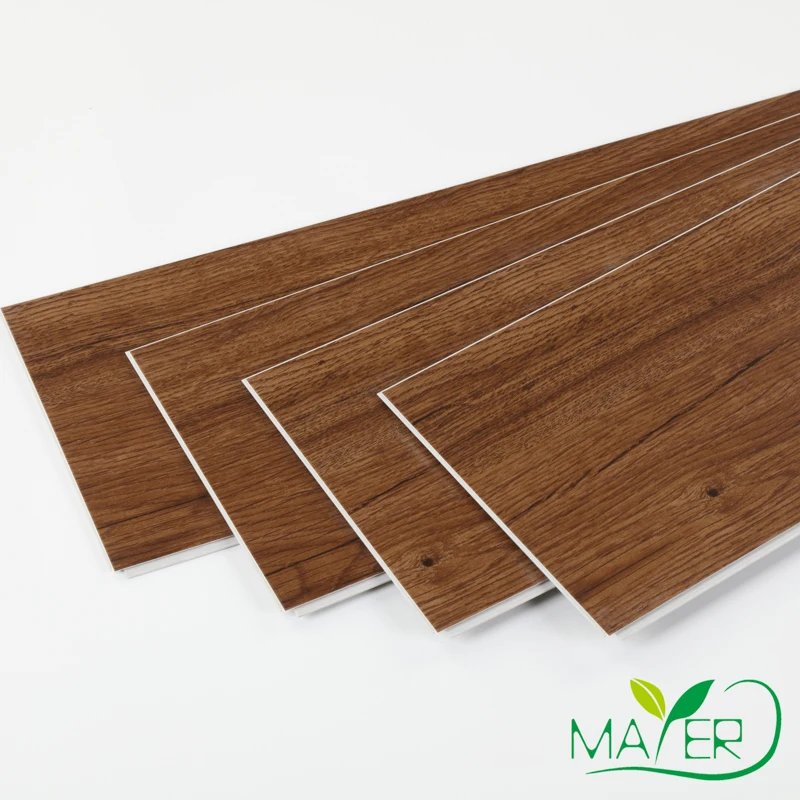 Customized Waterproof 5mm SPC Flooring Plastic Flooring No Glue Needed to Install 0.5mm Wear Layer
