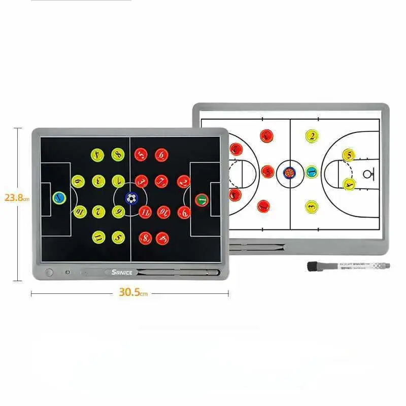 Professional Electronic Magnetic Five-a-Side Soccer/Basketball Tactical Board Training Coaching Teaching Technology Board