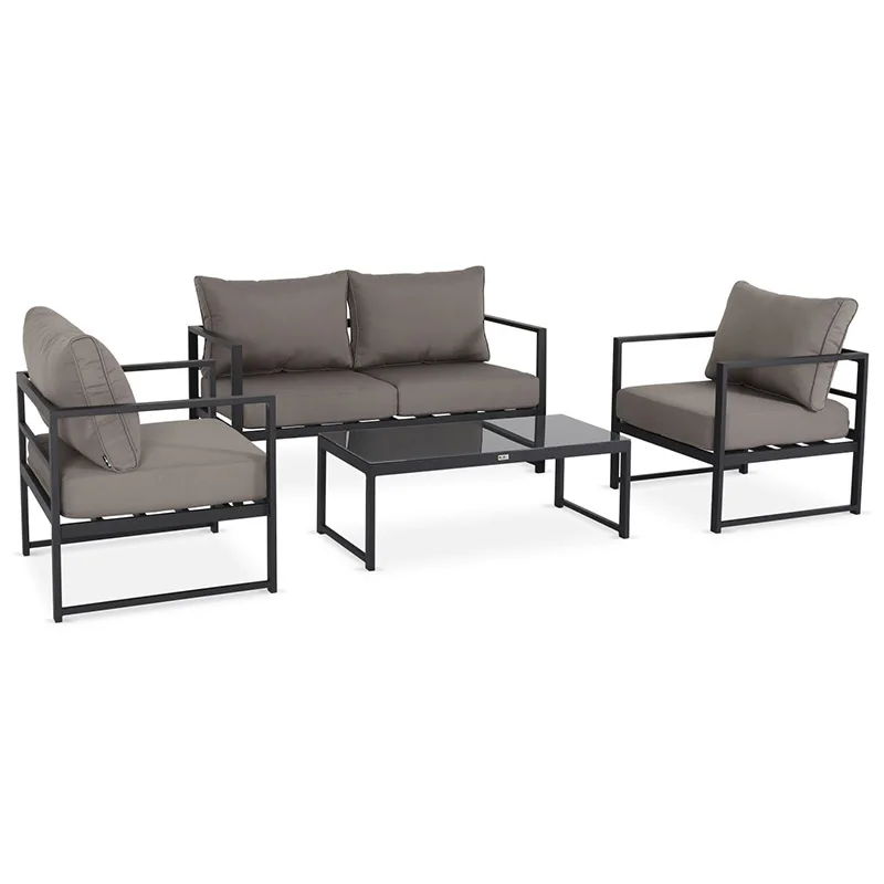 Sofa Set Alu Furniture Modern Outdoor Waterproof Quantity Lifan Seat Fabric Packing Tea Gross Garden