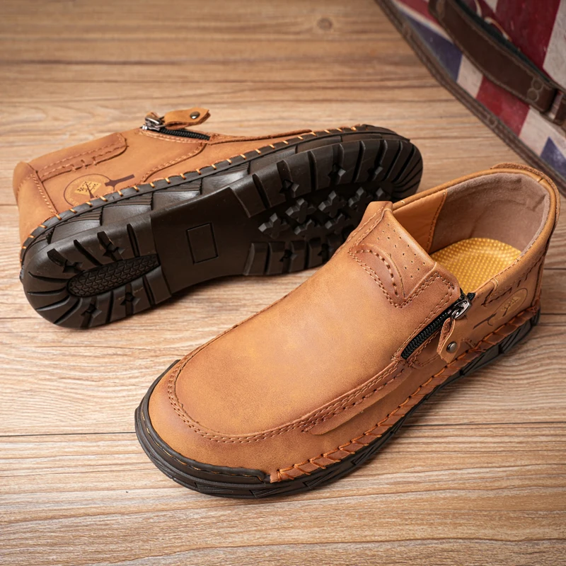 Factory Wholesale Professional Blue Black classic luxury branded top quality italian pure leather mens driving shoes