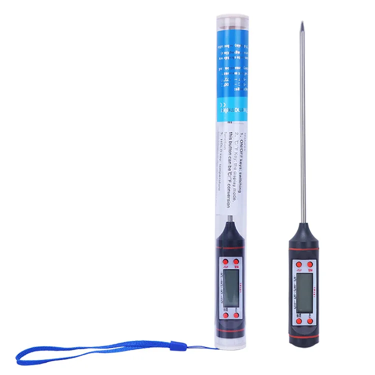 Trendy Kitchen Oil Temperature Gauge Food Probe Meat Thermometer BBQ Barbecue Thermometer Digital Thermometer