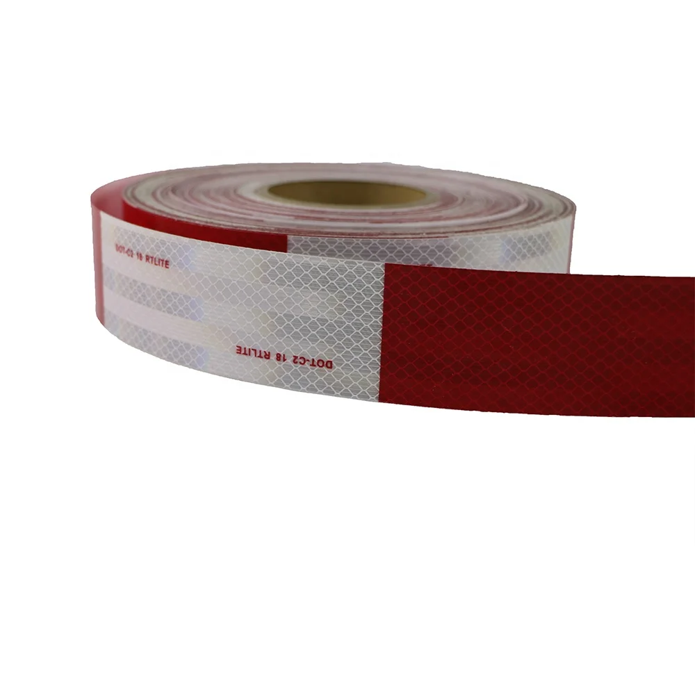 Glow in the dark DOT-C2 Reflective Sticker Reflective Tape for Heavy Vehicles for Road Safety