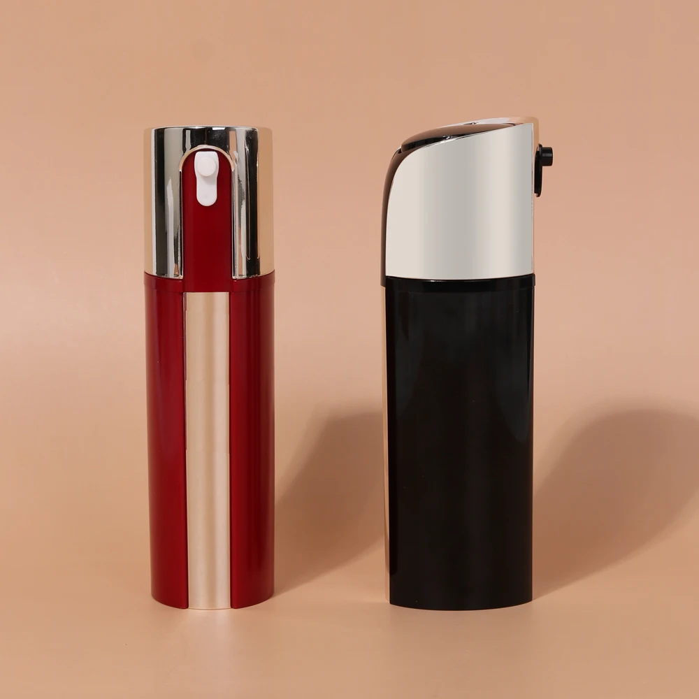 Wholesale Luxury Electronic Plating Cosmetic Skincare Container Plastic Lotion Pump Bottle Empty Serum Pump Lotion Bottle