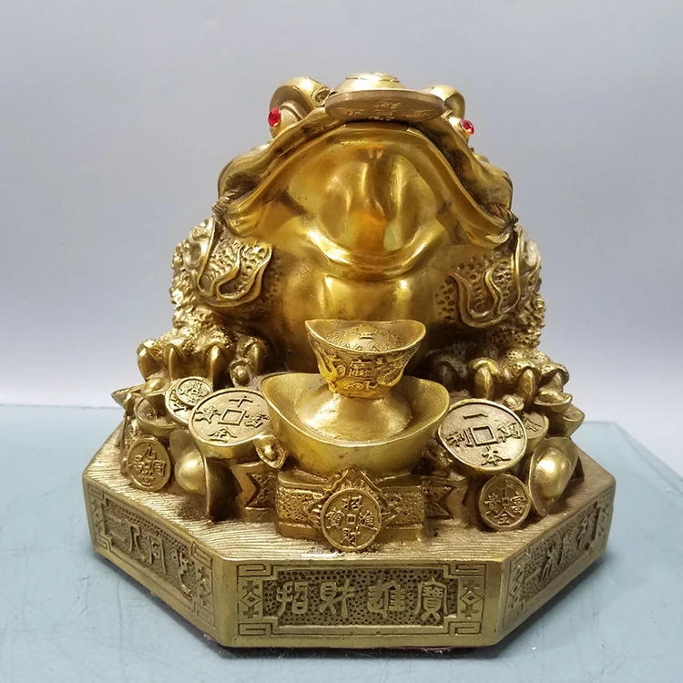 
Wholesale Money Frog Feng Shui Animal Copper Statueslucky Frog And Copper Toad For Business Gift 