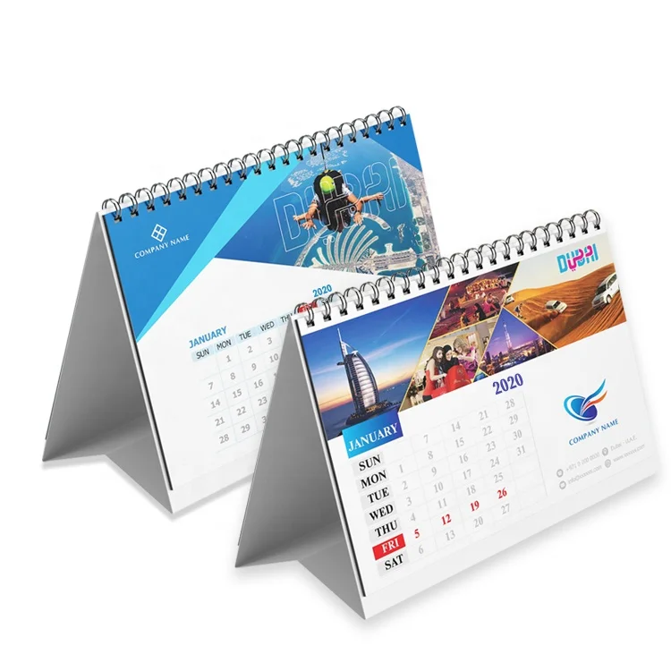 new design wholesale cheap color calander printing calendar custom calendar printing