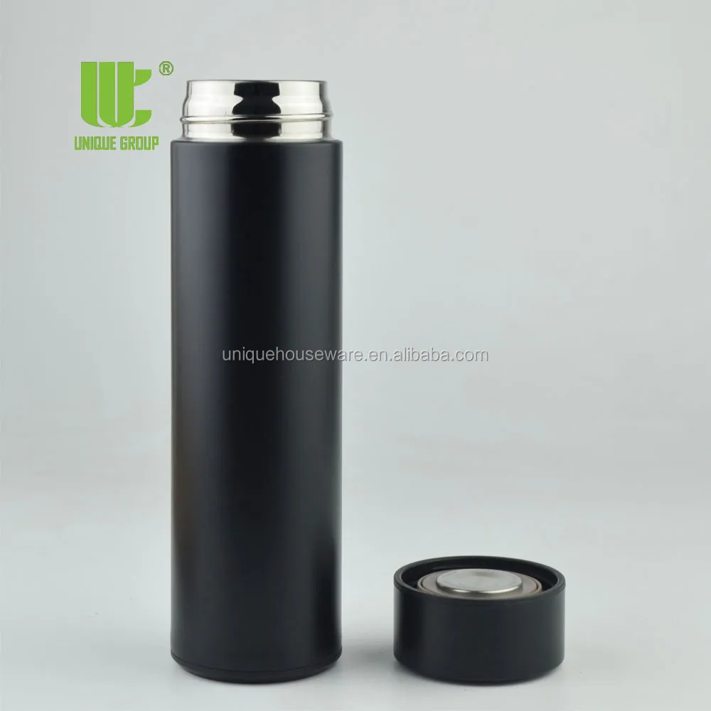Unique Group Ready to Ship 450ml Keep Water Hot and Cold Custom Label Smart Thermal Tumbler with Infuser Water Bottles CLASSIC