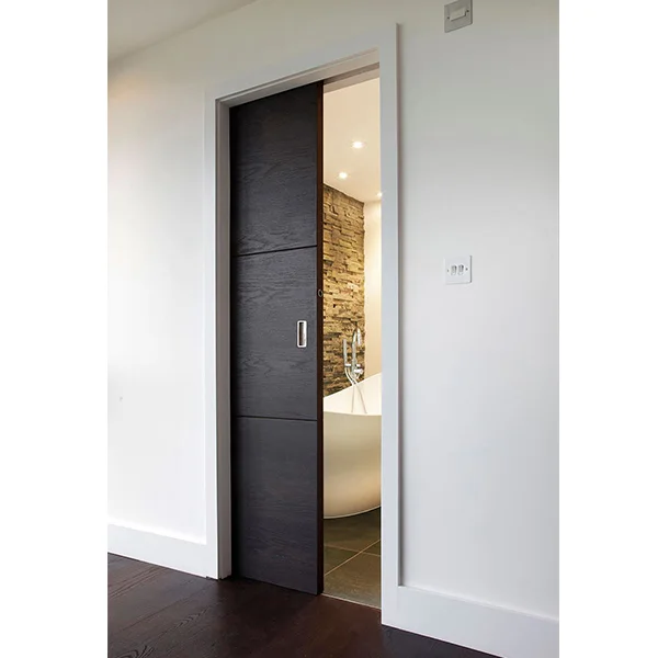 Modern interior french sliding MDF doors wooden design pocket door sliding for bathrooms (62490288664)