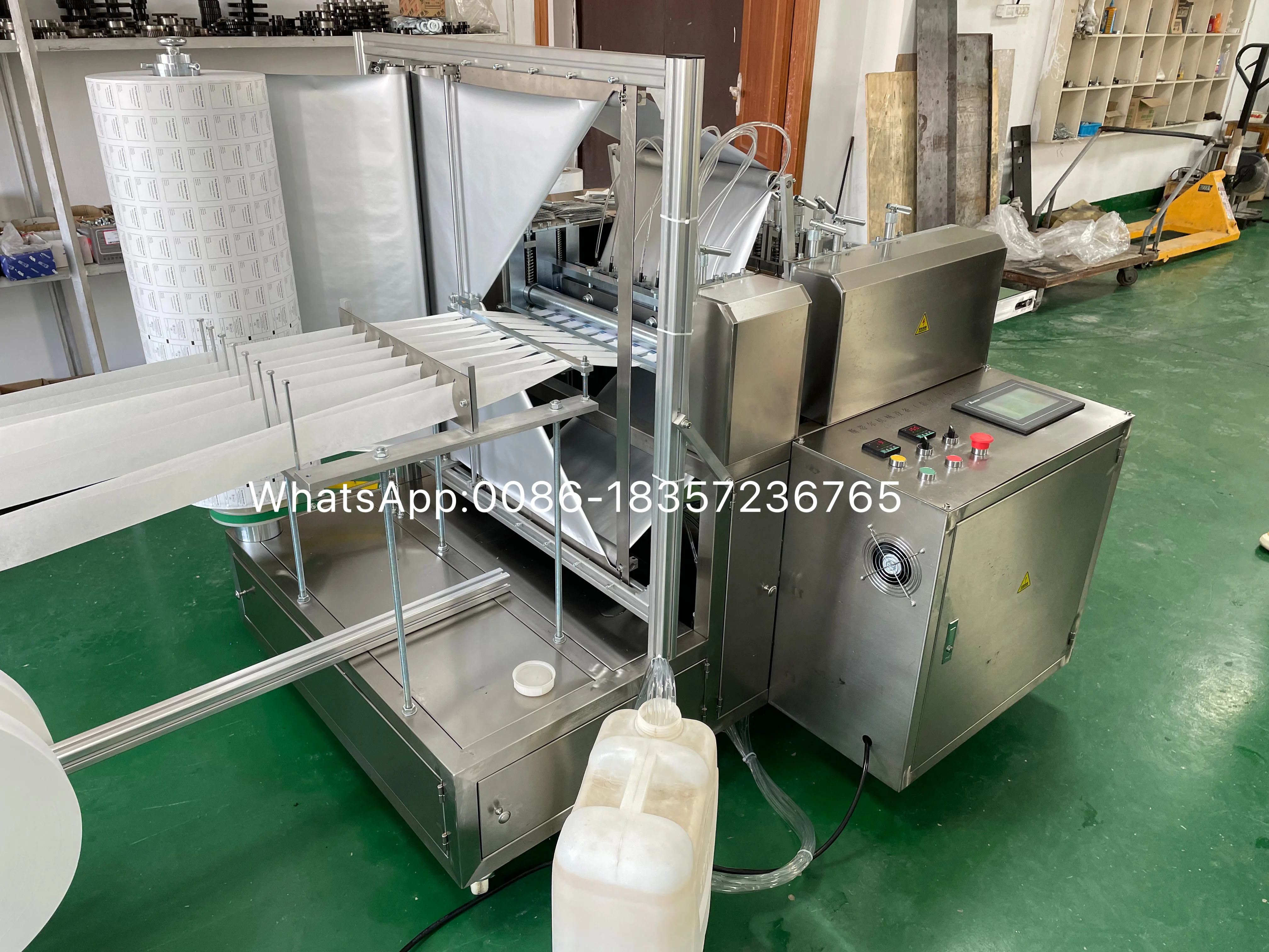 Высокая скорость х8 автоматический проспиртованный тампон Pad, делая машину