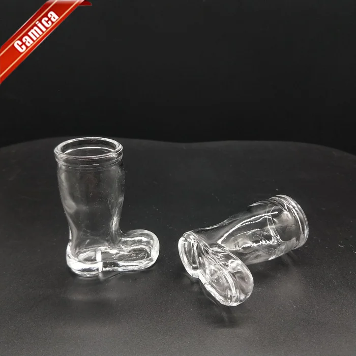 Wholesale machine made 50ml Novelty Foot Shot Glasses