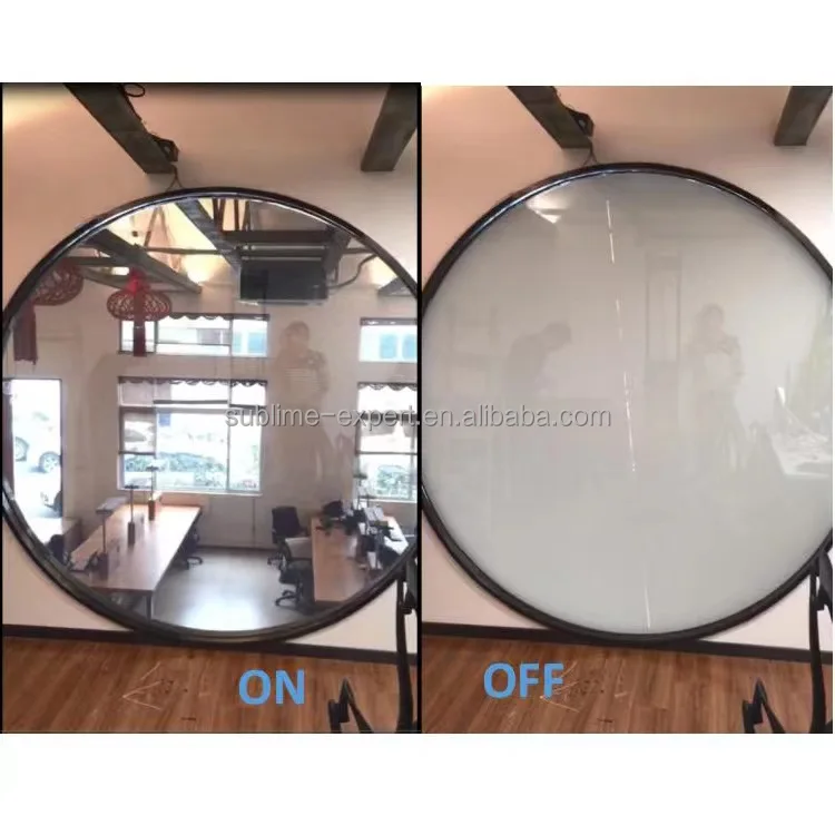 PDLC Magic Glass Film Home Smart Glass 5+5mm PDLC Self Adhesive Smart Glass Film Office PDLC Smart Film For Partition