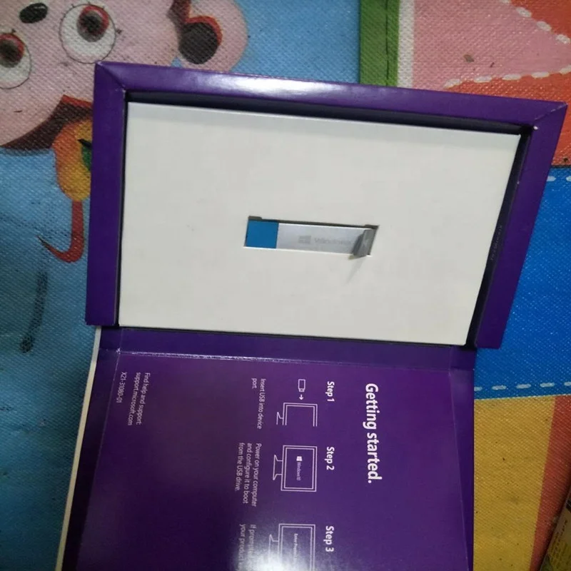  Лидер продаж Microsoft Windows 10 pro Розничная коробка лицензионный ключ для онлайн активации с USB