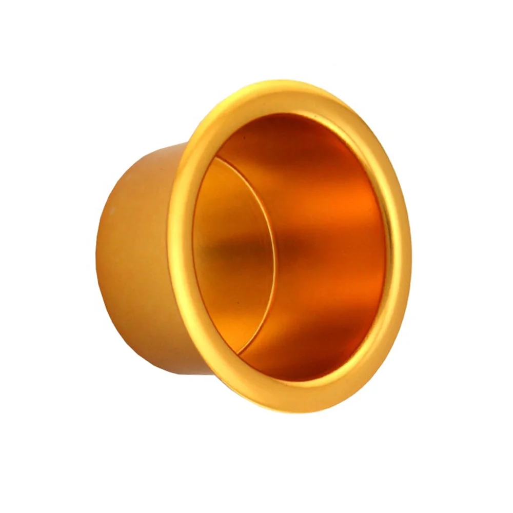 Custom High Quality Spinning Anodizing Aluminium Cup Holder Cinema Chair Sofa Cup holder