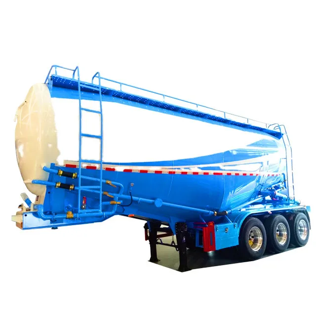 Hot Sale New Condition Semi-Trailer Tank Bulk Cement Truck 12R22.5 Tyre Steel Material
